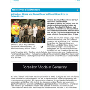 Chicko und Manuel Neuer eröffnen Döner-Drive