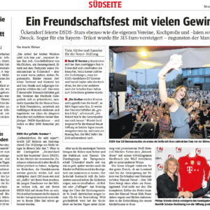 Ein Freundschaftsfest mit vielen Gewinnern